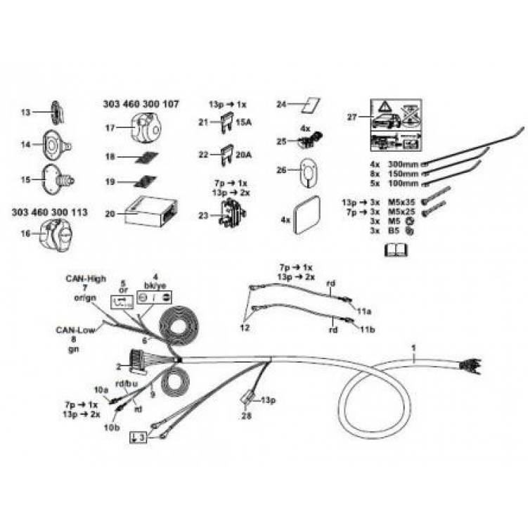 Купить комплект электрики фаркопа bmw 1-series e82/e83/e87 2004-2011, bmw 1-series f20 11/2010-03/2014, bmw 2-series f22 11/2013-03/2014, bmw 3-series e90/e91/e92/e93 2005-2011, bmw 3-series f30/f31 2012-03/2014, bmw 5-series e60/e61 2003-2010, bmw 5-series по цене  Низкие цены. Большой выбор. Доставка по всей России. Интернет-магазин в Москве. Только положительные отзывы!