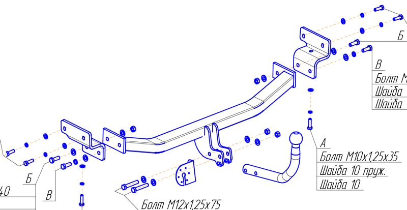 Купить фаркоп kia ceed хетчбек, hyundai i30 хетчбек 2007-2012 - 6737-a oris по цене  Низкие цены. Большой выбор. Доставка по всей России. Интернет-магазин в Москве. Только положительные отзывы!
