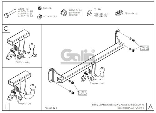 Купить фаркоп bmw x1 f48 2015-, bmw 2-series active tourer f45 2014-, 2-series gran tourer f46 2015- b023c galia по цене 26 542 р. Низкие цены. Большой выбор. Доставка по всей России. Интернет-магазин в Москве. Только положительные отзывы!