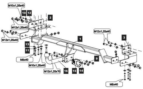 Купить фаркоп infiniti fx35, fx37, fx50 2009-2014, qx70 2014-2017 - 15.3468.12 балтекс по цене  Низкие цены. Большой выбор. Доставка по всей России. Интернет-магазин в Москве. Только положительные отзывы!