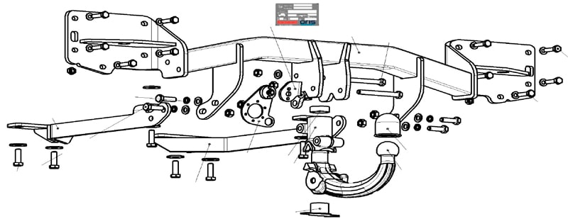 Купить фаркоп land rover range rover sport 2013- 7357-ak41 oris по цене  Низкие цены. Большой выбор. Доставка по всей России. Интернет-магазин в Москве. Только положительные отзывы!