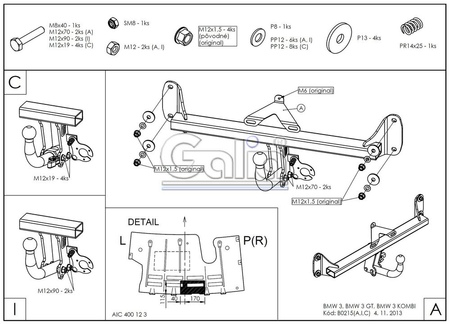 Купить фаркоп bmw 3-series седан/универсал 2011-2018, 1-series 2011-2019 - b021c galia по цене  Низкие цены. Большой выбор. Доставка по всей России. Интернет-магазин в Москве. Только положительные отзывы!