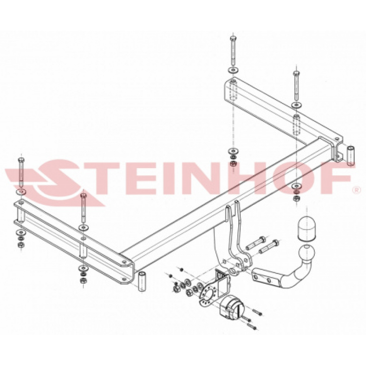 Купить фаркоп audi a6 седан 2004-2011, audi a6 универсал 2005-2011 - a-088 steinhof по цене  Низкие цены. Большой выбор. Доставка по всей России. Интернет-магазин в Москве. Только положительные отзывы!