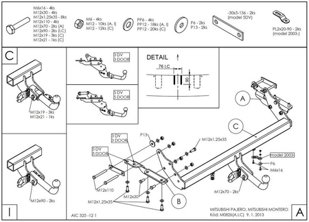 Купить фаркоп mitsubishi pajero iv 2007-2020, pajero iii 2000-2007 - m082c galia по цене  Низкие цены. Большой выбор. Доставка по всей России. Интернет-магазин в Москве. Только положительные отзывы!