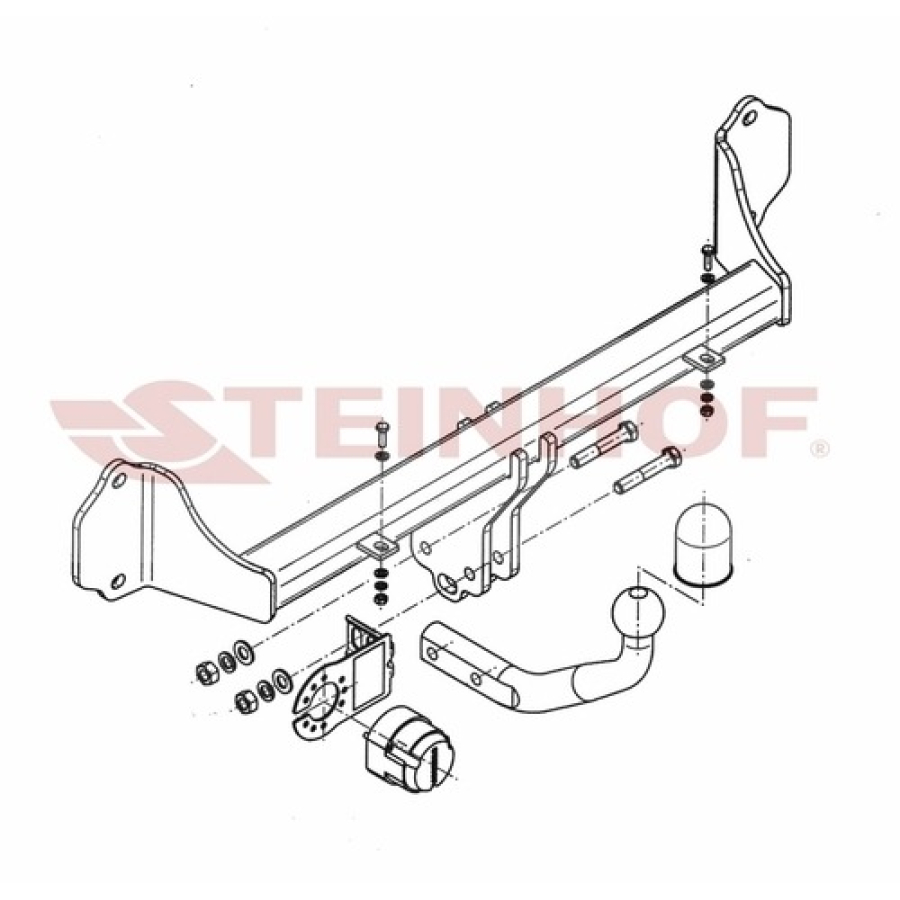 Купить фаркоп bmw 3-series f30 седан 2011-2018, bmw 3-series f31 универсал 2012-2018 - b-043 steinhof по цене  Низкие цены. Большой выбор. Доставка по всей России. Интернет-магазин в Москве. Только положительные отзывы!