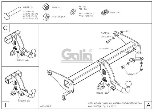 Купить фаркоп opel antara 2006-2017, chevrolet captiva 2006-2018 - o065a galia по цене 20 692 р. Низкие цены. Большой выбор. Доставка по всей России. Интернет-магазин в Москве. Только положительные отзывы!