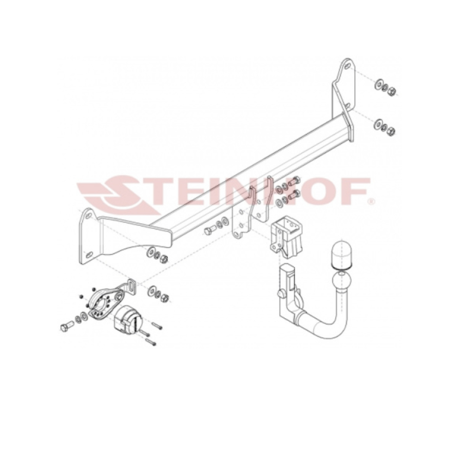Купить фаркоп bmw 3-series седан e90, кроме 335i, 335d 03/2005-2012, универсал e91 10/2005-2013, 1-series хетчбек e81/e87 2004-2011, 1-series купе e82, кроме 135i 2007-2011 - b-046 steinhof по цене  Низкие цены. Большой выбор. Доставка по всей России. Интернет-магазин в Москве. Только положительные отзывы!