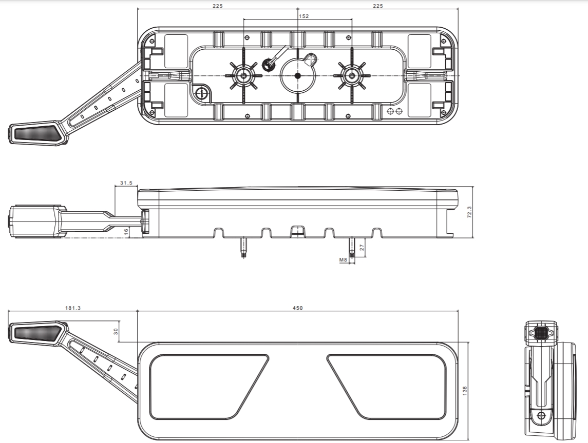 Купить фонарь задний fristom ft-700-146 l led 6-функциональный кабель длиной 2,5 м по цене 12 560 р.. Низкие цены. Большой выбор. Доставка по всей России. Интернет-магазин в Москве. Только положительные отзывы!