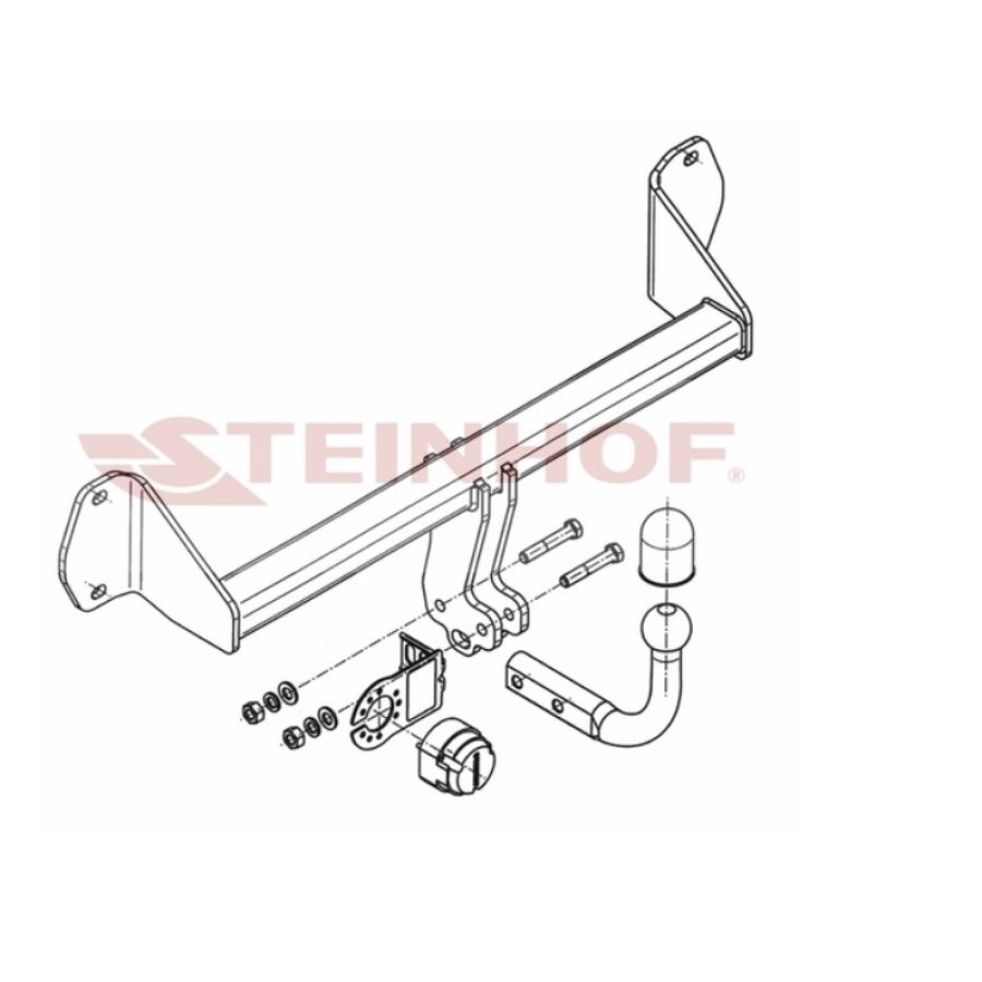 Купить фаркоп bmw 1-series хетчбек 3 двери f21 / 5 дверей f20 2011-2019 - b-072 steinhof по цене  Низкие цены. Большой выбор. Доставка по всей России. Интернет-магазин в Москве. Только положительные отзывы!
