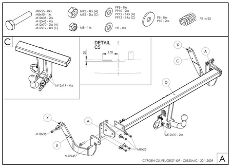 Купить фаркоп citroen c5 iii седан 2008-2017, peugeot 407 седан 2004-2010 - c055c galia по цене 30 592 р. Низкие цены. Большой выбор. Доставка по всей России. Интернет-магазин в Москве. Только положительные отзывы!