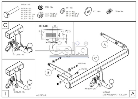 Купить фаркоп audi q5 2017- a050a galia по цене 19 206 р. Низкие цены. Большой выбор. Доставка по всей России. Интернет-магазин в Москве. Только положительные отзывы!
