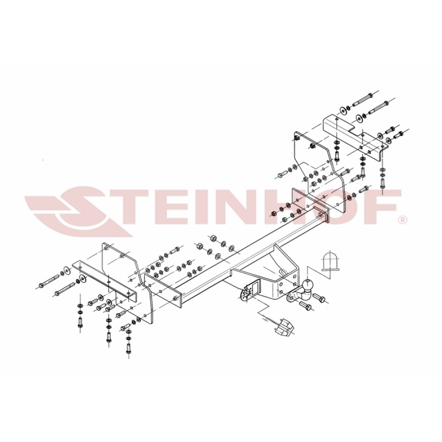 Купить фаркоп mitsubishi pajero iv 5 дверей 2007-2020 - m-348 steinhof по цене  Низкие цены. Большой выбор. Доставка по всей России. Интернет-магазин в Москве. Только положительные отзывы!