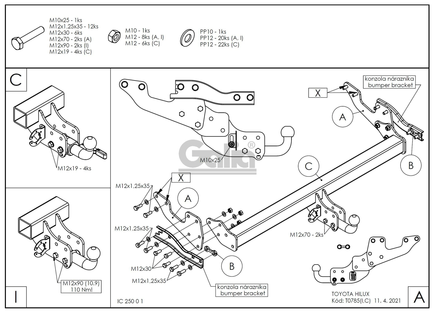Купить фаркоп toyota hilux 2015- t078a galia по цене 26 092 р. Низкие цены. Большой выбор. Доставка по всей России. Интернет-магазин в Москве. Только положительные отзывы!