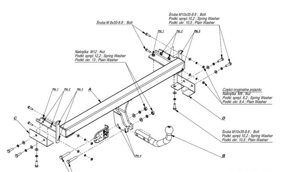 Купить фаркоп kia magentis 2001-2006 - k.024 imiola по цене  Низкие цены. Большой выбор. Доставка по всей России. Интернет-магазин в Москве. Только положительные отзывы!