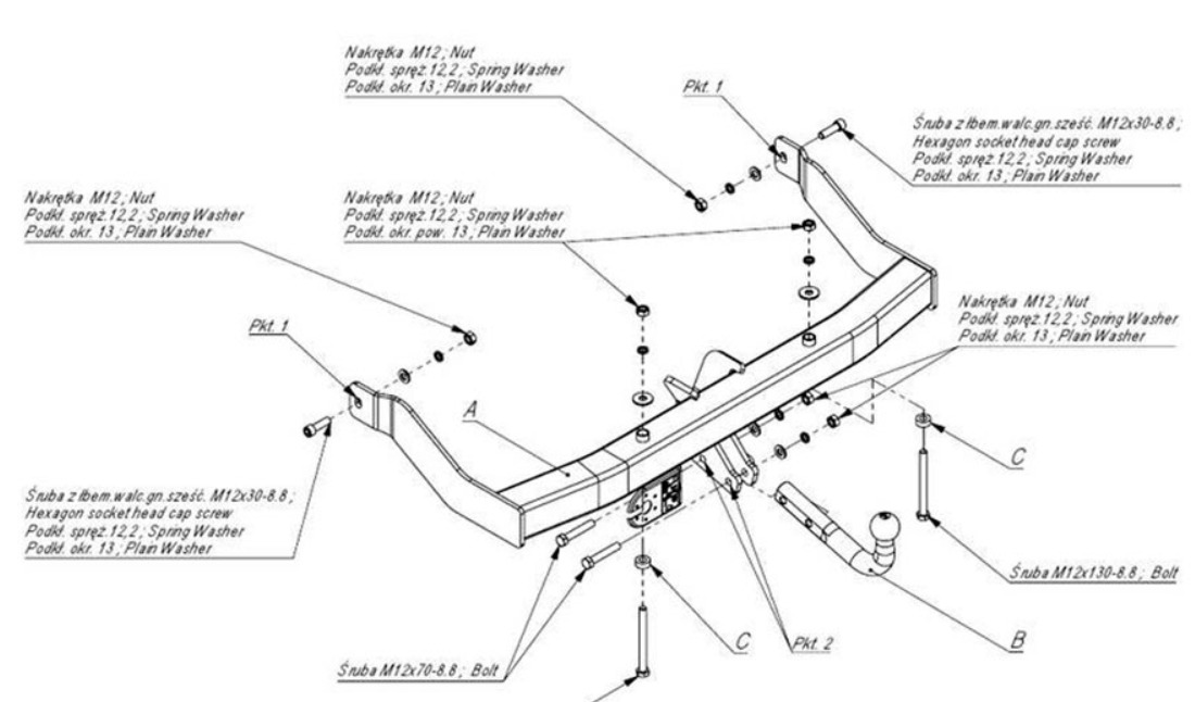 Купить фаркоп tagaz tager 2008-2011, daewoo korando 1993-2006 - d.013 imiola по цене  Низкие цены. Большой выбор. Доставка по всей России. Интернет-магазин в Москве. Только положительные отзывы!