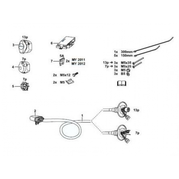 Купить комплект электрики фаркопа volkswagen amarok только с подготовкой 2010- 13-пин - 321704300113 westfalia по цене  Низкие цены. Большой выбор. Доставка по всей России. Интернет-магазин в Москве. Только положительные отзывы!