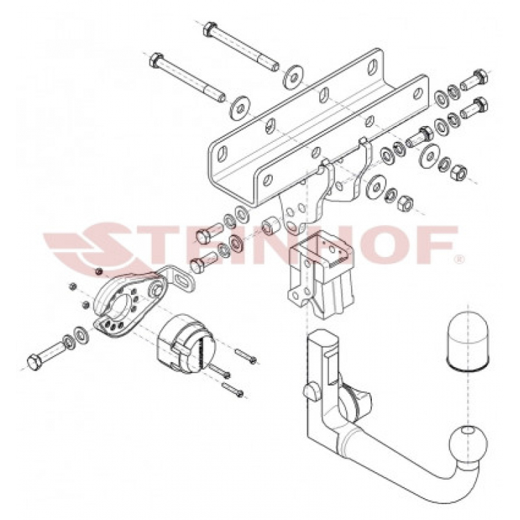 Купить фаркоп jeep wrangler jk 2007-2018 - j-072 steinhof по цене  Низкие цены. Большой выбор. Доставка по всей России. Интернет-магазин в Москве. Только положительные отзывы!