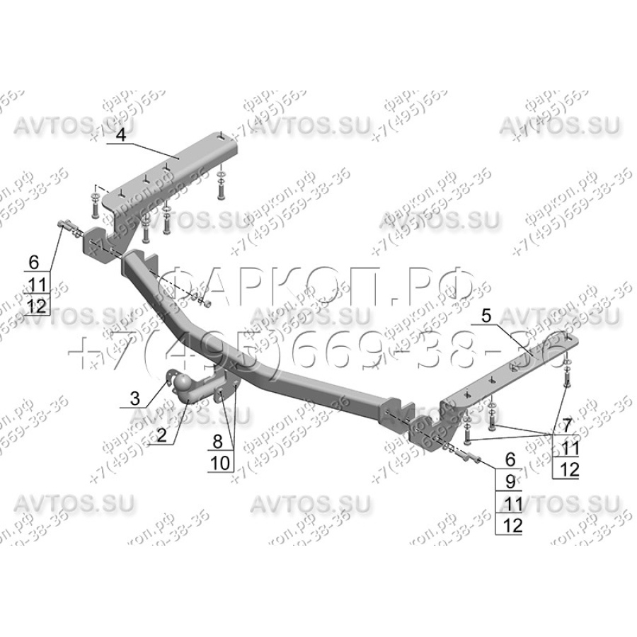 Купить фаркоп toyota rav4 2006-2013 - ty 22 avtos по цене 10 702 р. Низкие цены. Большой выбор. Доставка по всей России. Интернет-магазин в Москве. Только положительные отзывы!
