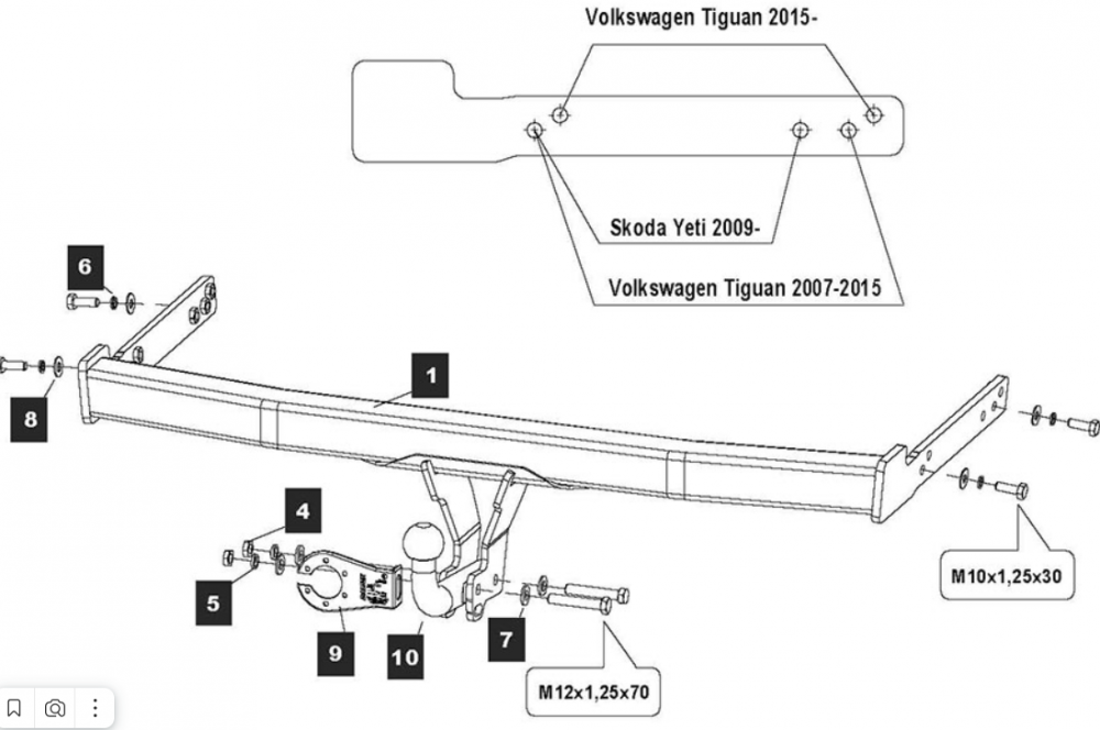 Купить фаркоп skoda kodiaq 2017-, volkswagen tiguan ii 2016-, volkswagen tiguan 2007-2016, skoda yeti 2009-2018, skoda karoq 2017- 21193312 балтекс по цене  Низкие цены. Большой выбор. Доставка по всей России. Интернет-магазин в Москве. Только положительные отзывы!