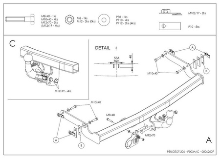 Купить фаркоп peugeot 206 хетчбек , купе, кабриолет 1998-2003 - p003a galia по цене 14 392 р. Низкие цены. Большой выбор. Доставка по всей России. Интернет-магазин в Москве. Только положительные отзывы!
