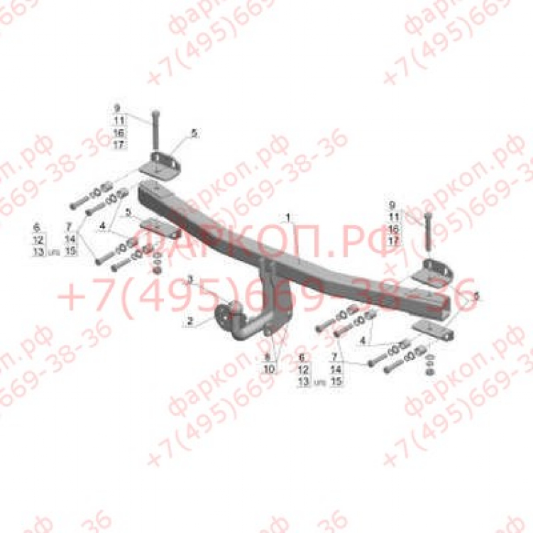 Купить фаркоп volkswagen touareg 2002-2010, porsche cayenne 2002-2010 - vw 20 avtos по цене  Низкие цены. Большой выбор. Доставка по всей России. Интернет-магазин в Москве. Только положительные отзывы!