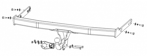 Купить фаркоп volkswagen tiguan 2007-2015, skoda yeti 2009-2018 - 26.1933.12 балтекс по цене  Низкие цены. Большой выбор. Доставка по всей России. Интернет-магазин в Москве. Только положительные отзывы!