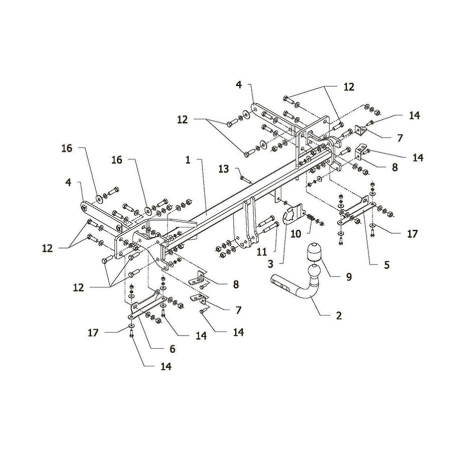 Купить фаркоп mercedes s-class w221 2005-2013 - d 44 auto-hak по цене  Низкие цены. Большой выбор. Доставка по всей России. Интернет-магазин в Москве. Только положительные отзывы!