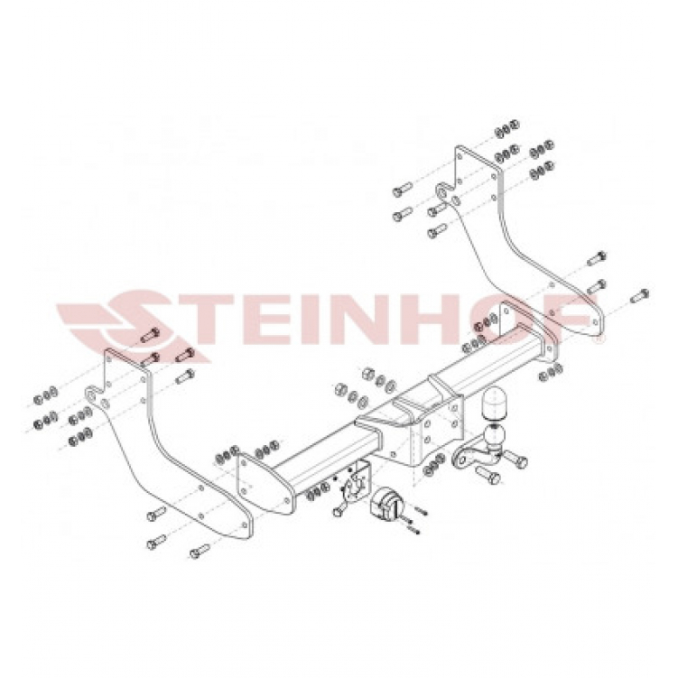 Купить фаркоп iveco daily 50c13, daily unijet 35c13 1999-2013 - i-014/2 steinhof по цене  Низкие цены. Большой выбор. Доставка по всей России. Интернет-магазин в Москве. Только положительные отзывы!