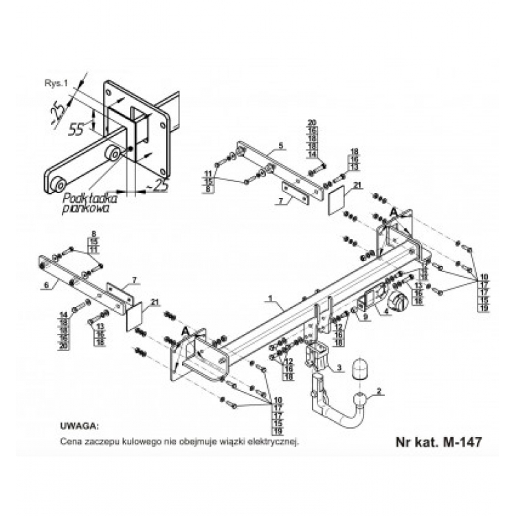 Купить фаркоп mercedes r-class w251 2006-2014 - m-147 steinhof по цене  Низкие цены. Большой выбор. Доставка по всей России. Интернет-магазин в Москве. Только положительные отзывы!
