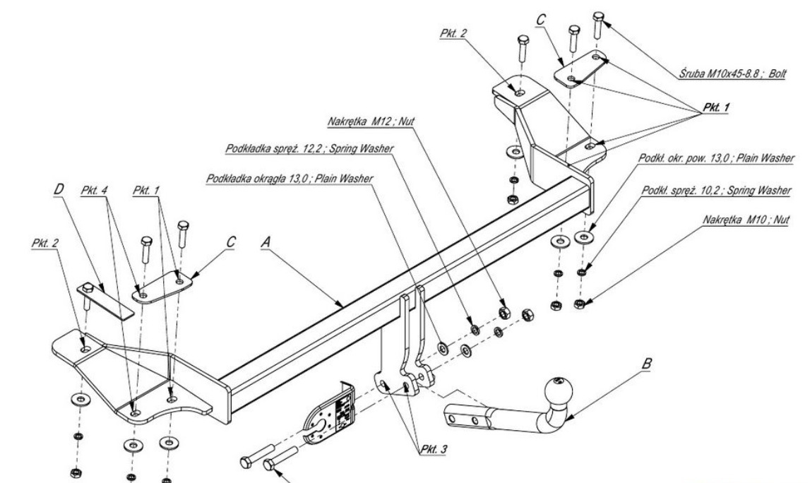 Купить фаркоп audi a8/s8 1994-2001 - a.009 imiola по цене  Низкие цены. Большой выбор. Доставка по всей России. Интернет-магазин в Москве. Только положительные отзывы!