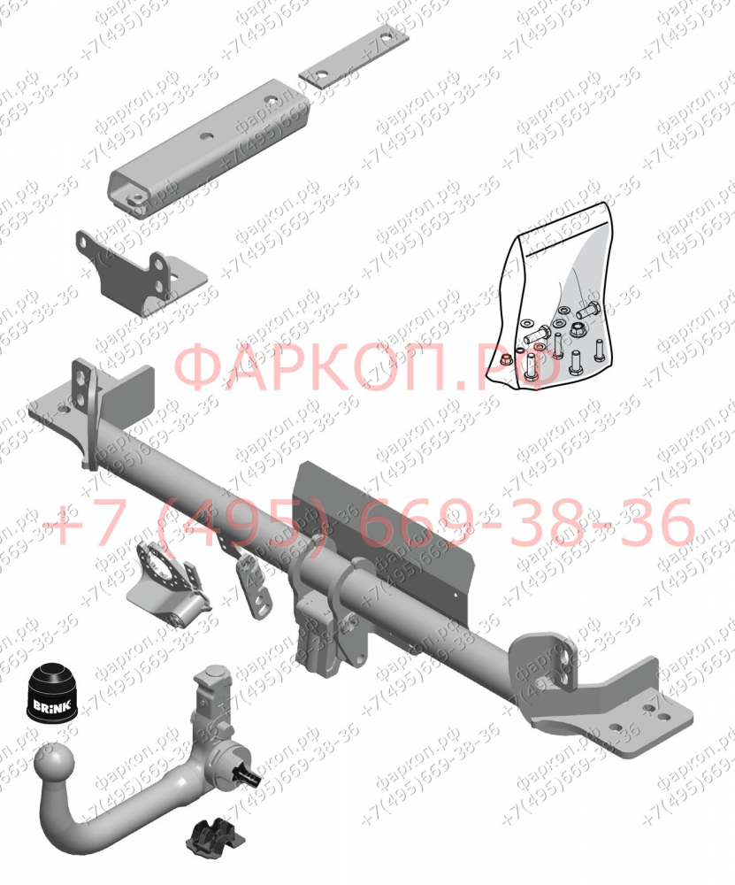 Купить фаркоп land rover evoque 2014- 590700 brink по цене  Низкие цены. Большой выбор. Доставка по всей России. Интернет-магазин в Москве. Только положительные отзывы!
