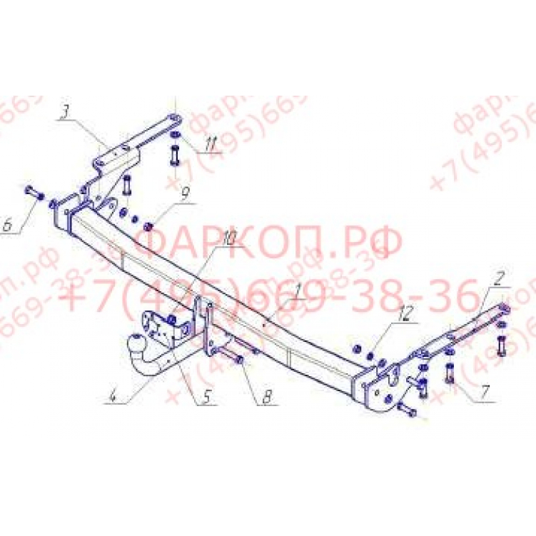 Купить фаркоп toyota rav4 2006-2013 - ty 22 avtos по цене 10 702 р. Низкие цены. Большой выбор. Доставка по всей России. Интернет-магазин в Москве. Только положительные отзывы!
