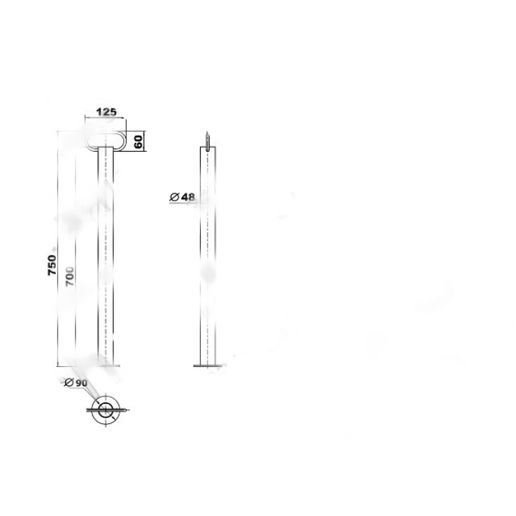 Купить стойка опорная для прицепа танко d48 - 750 мм по цене 1 950 р.. Низкие цены. Большой выбор. Доставка по всей России. Интернет-магазин в Москве. Только положительные отзывы!