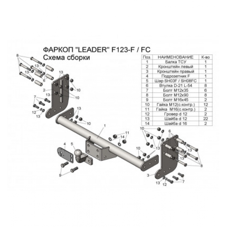 Купить фаркоп ford transit 2013- f123-f лидер-плюс по цене 10 414 р. Низкие цены. Большой выбор. Доставка по всей России. Интернет-магазин в Москве. Только положительные отзывы!