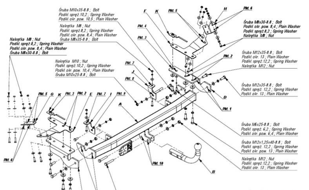 Купить фаркоп toyota corolla verso 2004-2009 - t.032 imiola по цене  Низкие цены. Большой выбор. Доставка по всей России. Интернет-магазин в Москве. Только положительные отзывы!