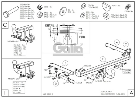 Купить фаркоп honda hr-v 2015- h097a galia по цене 18 892 р. Низкие цены. Большой выбор. Доставка по всей России. Интернет-магазин в Москве. Только положительные отзывы!