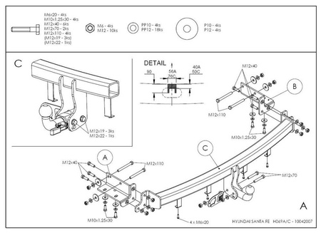 Купить фаркоп hyundai santa fe 2006-2012, kia sorento 2009-2012 - h069a galia по цене 21 592 р. Низкие цены. Большой выбор. Доставка по всей России. Интернет-магазин в Москве. Только положительные отзывы!