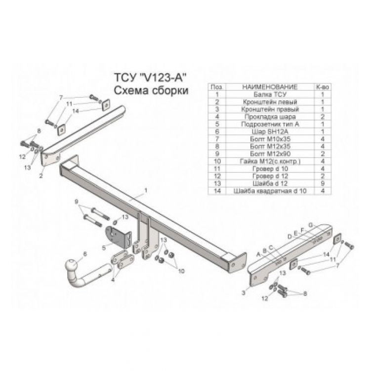 Купить фаркоп skoda kodiaq 2016-, volkswagen tiguan 5n1, 5n2 2007-2016, tiguan 2 2016-, karoq 2019-, yeti 2009-2018, audi q3 2011-2018, jetta 2011-2018 - v123-a лидер-плюс по цене 7 714 р. Низкие цены. Большой выбор. Доставка по всей России. Интернет-магазин в Москве. Только положительные отзывы!